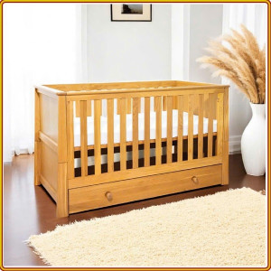 Oak Baby : Nôi + Giường Cũi - Đa Chức Năng 